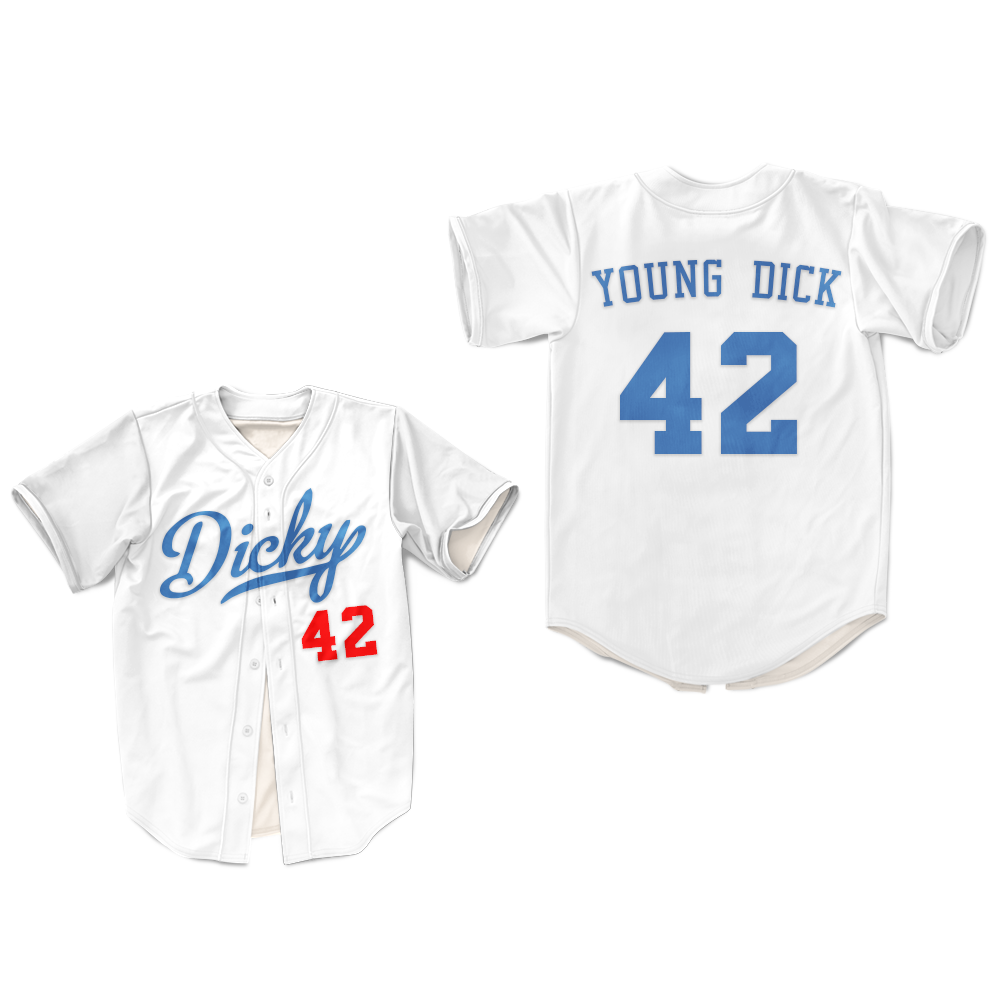 Lil Dicky 42 Stitch Baseball Jersey 