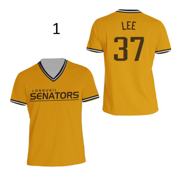 Bill 'Spaceman' Lee 37 Longueuil Senators Beer League Baseball Jersey  Spaceman