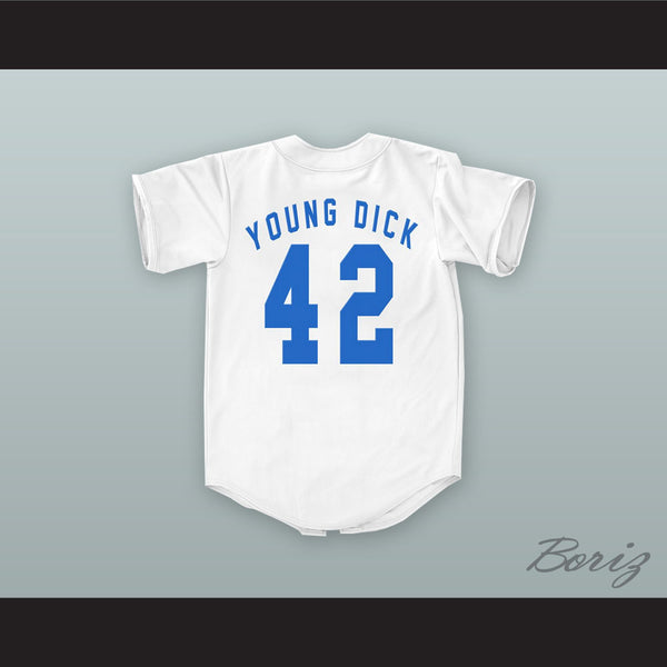 Lil Dicky 42 White Baseball Jersey 