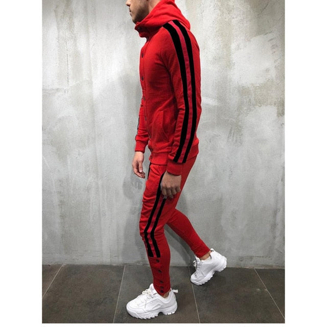 mens 2 piece tracksuit