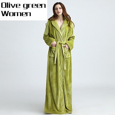 plus size hooded dressing gown