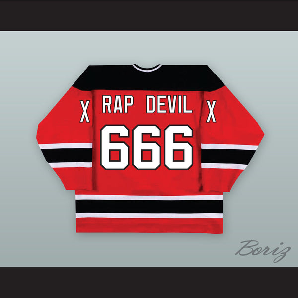 MGK RAP DEVIL 666 XX Red Hockey Jersey 