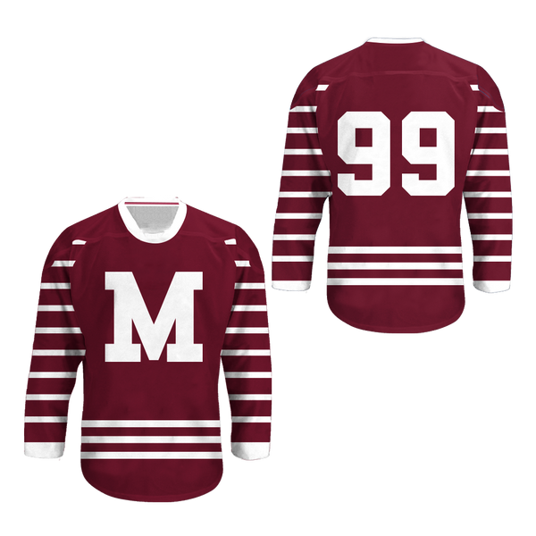 maroon hockey jersey