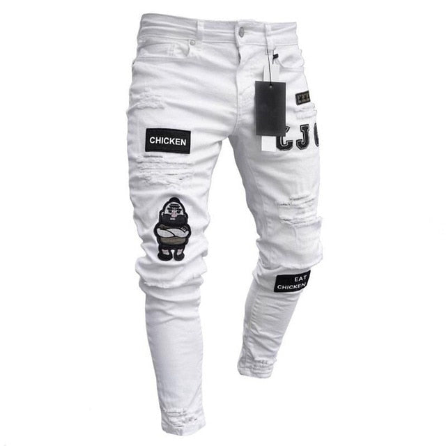 denim sweatpants mens