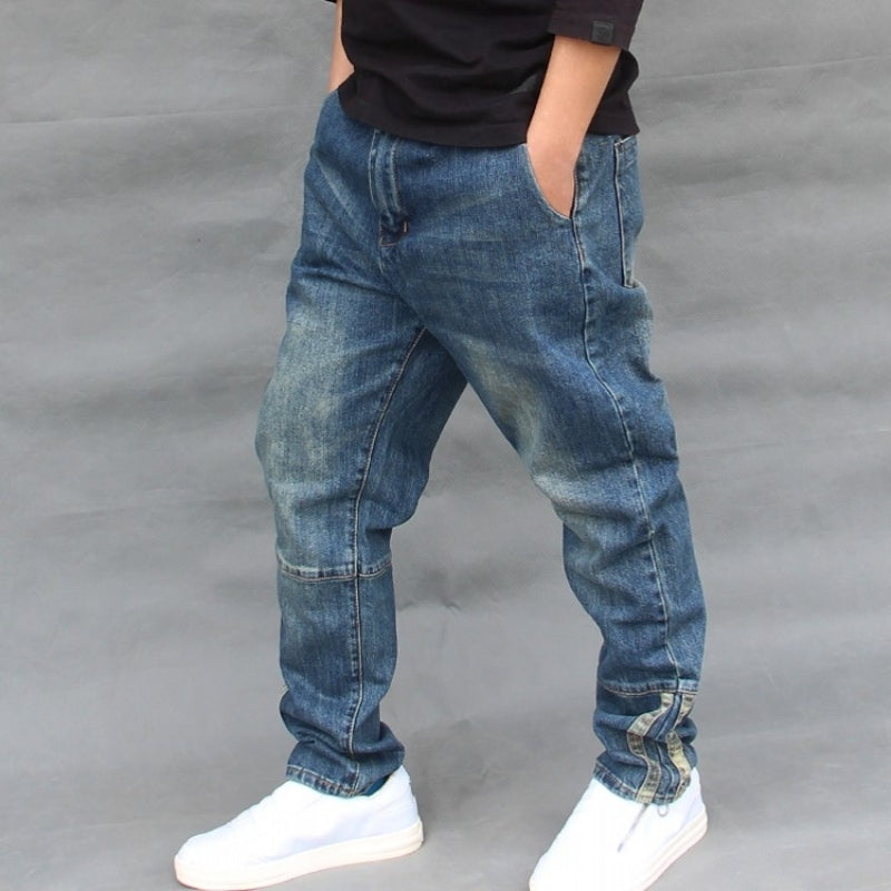 denim joggers mens plus size