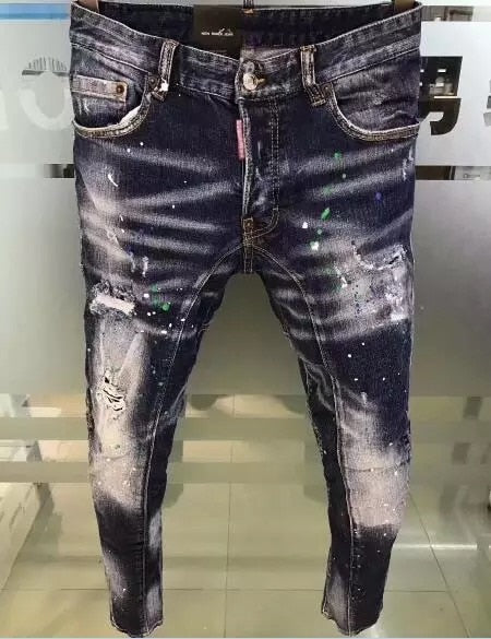 NEW Men Jeans Ripped for Men Skinny DSQ 