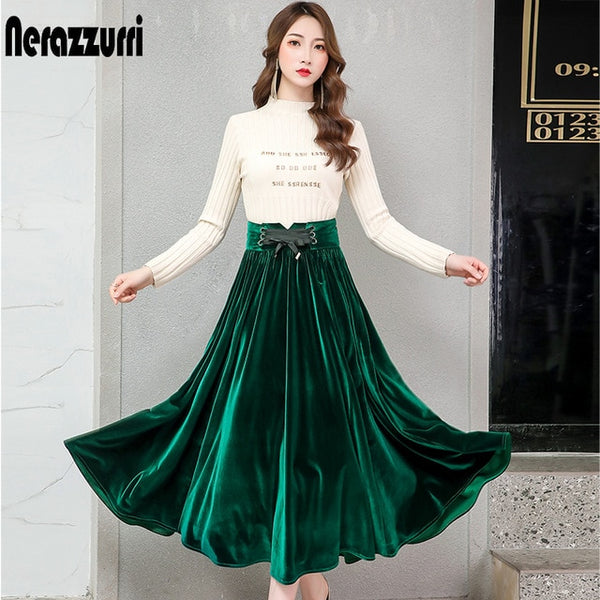 Purchase \u003e high waisted midi skirt 7xl 