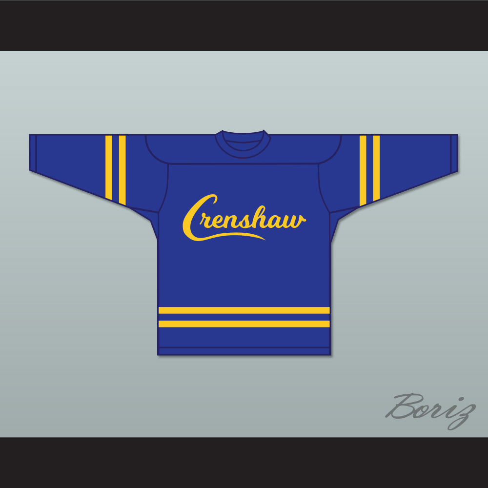 blue and yellow hockey jersey