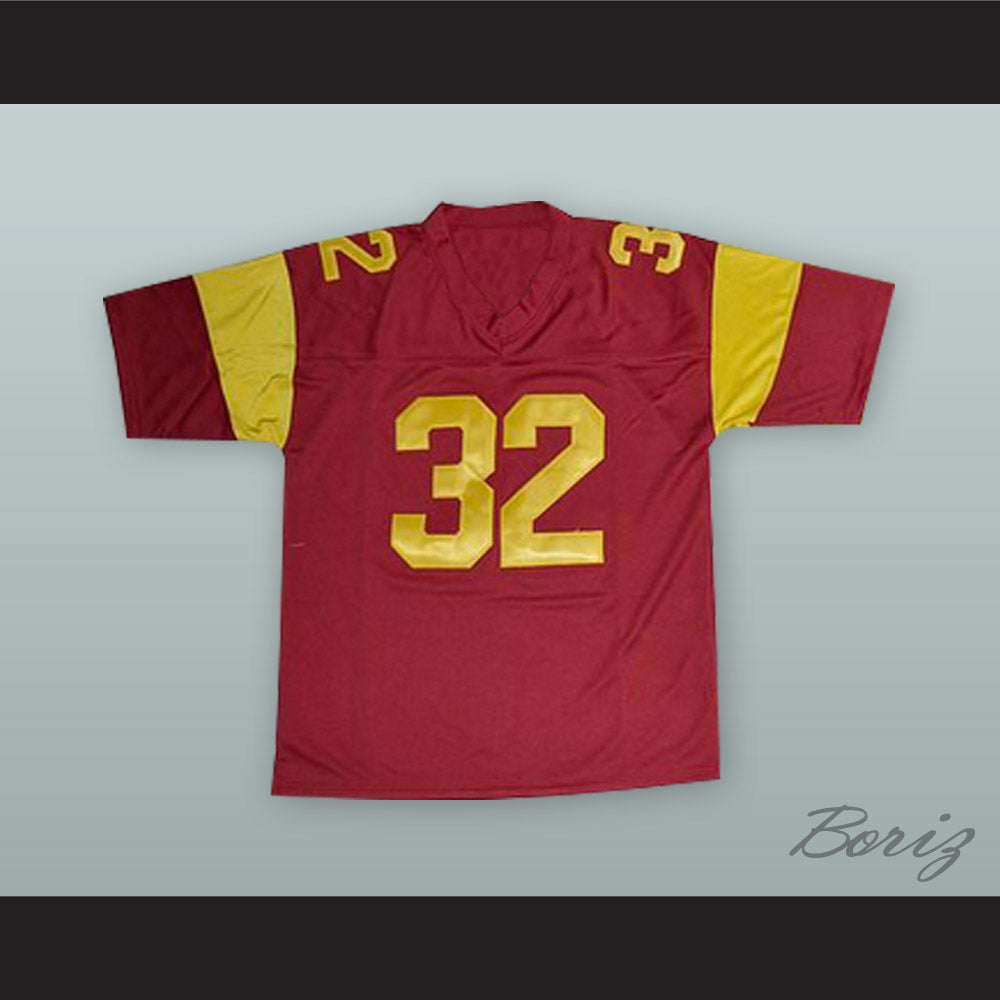 O. J. Simpson 32 USC Red Football 