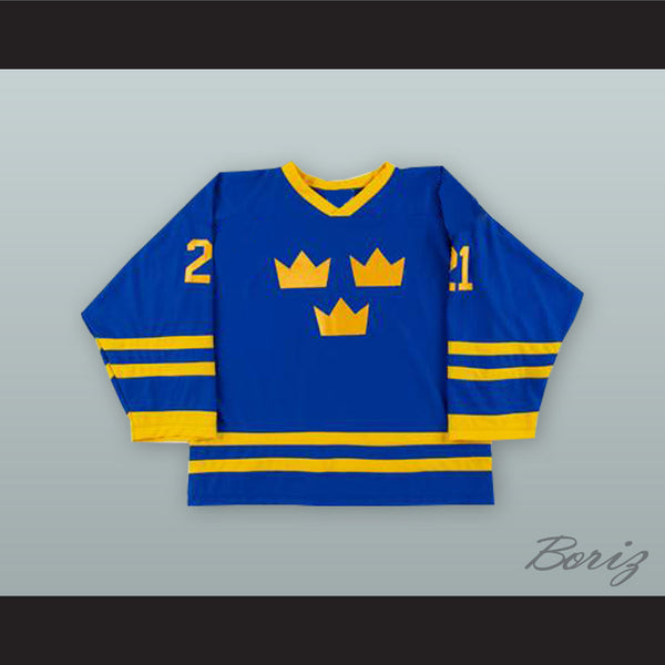 sweden blue hockey jersey