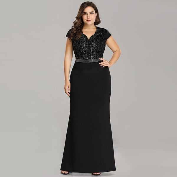 black formal dress for wedding