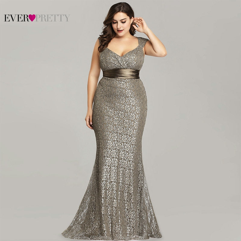 sexy plus size evening dress