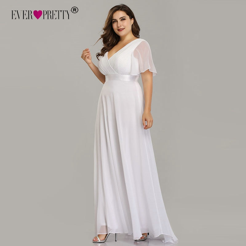 plus size wedding dresses beach casual