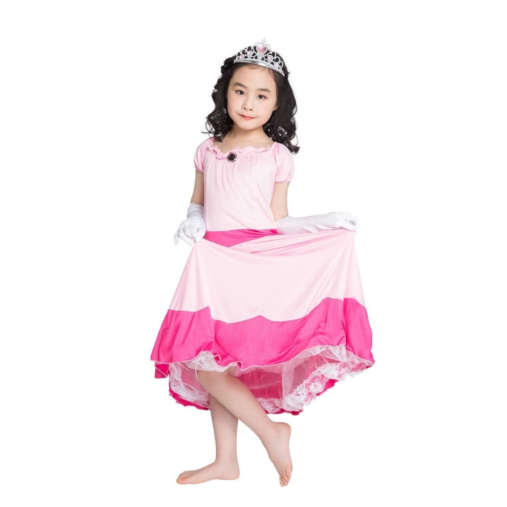 princess peach costume little girl