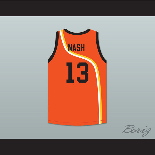 steve nash orange jersey