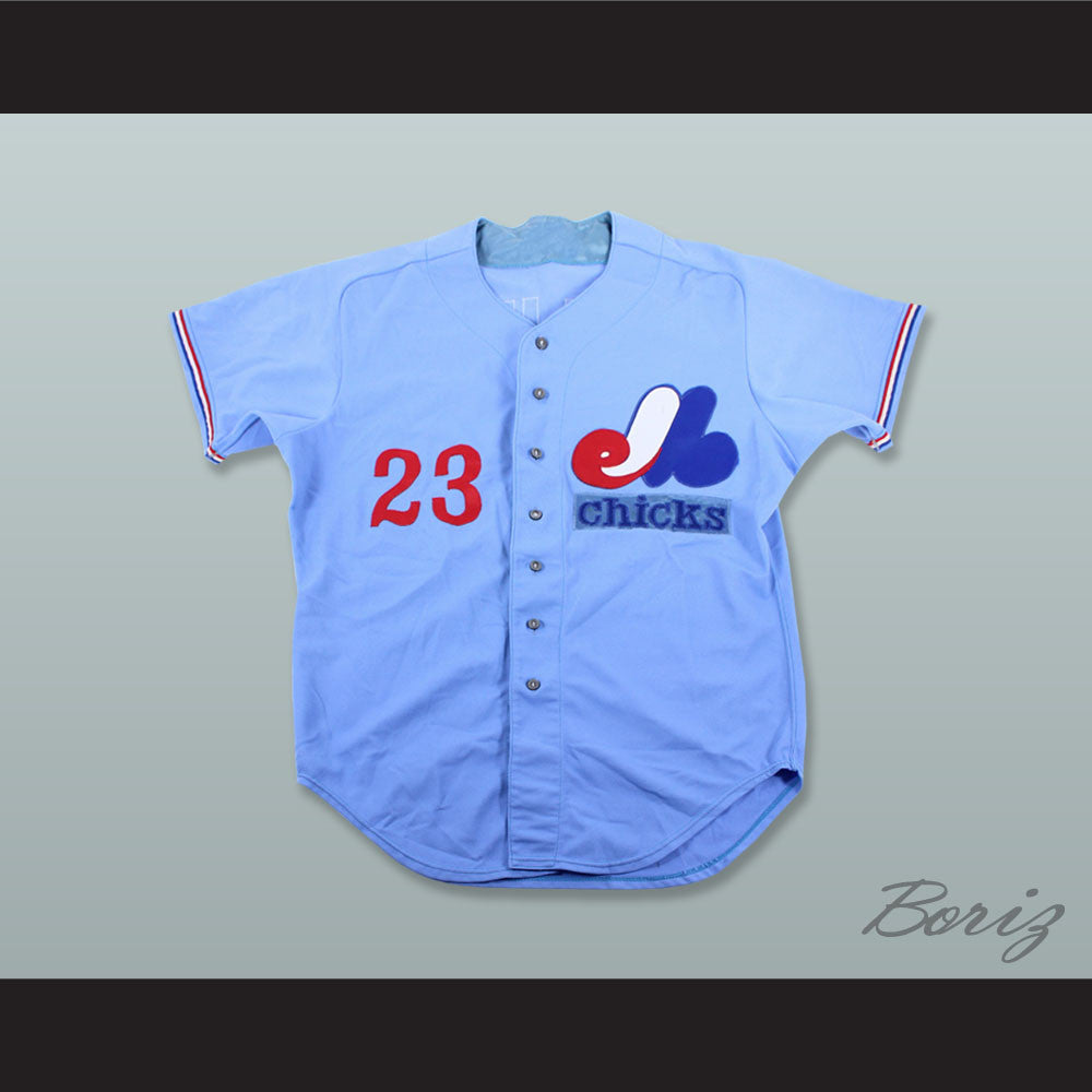 light blue baseball jersey