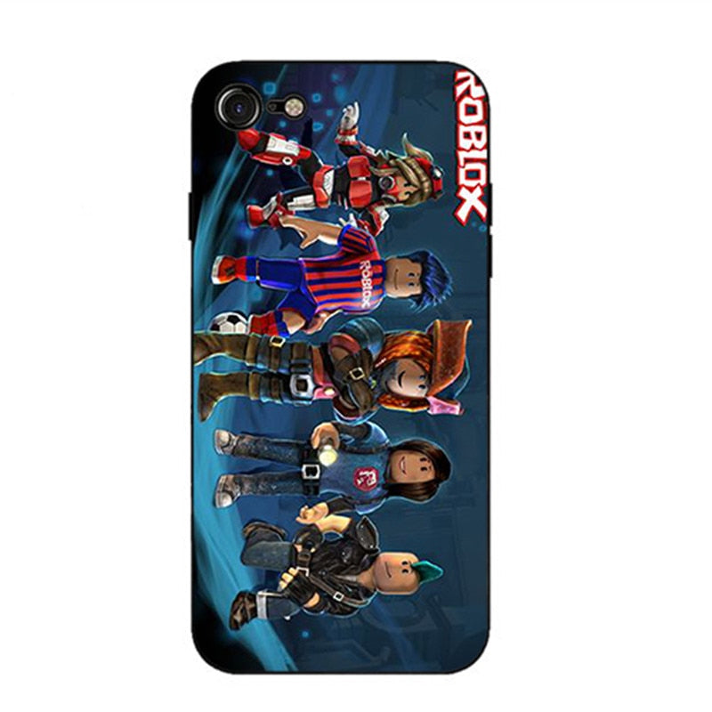 Roblox Game Hard And Transparent Phone Case For Iphone 6 6s 7 8 Plus X Borizcustom - roblox iron man mobile