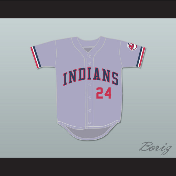 Roger Dorn 24 Gray Baseball Jersey 
