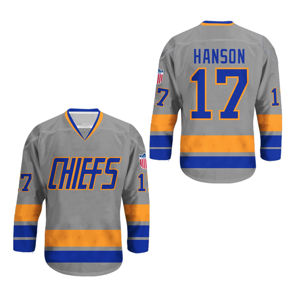 grey hockey jersey