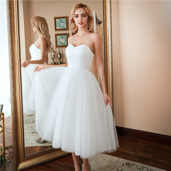 simple short wedding dresses