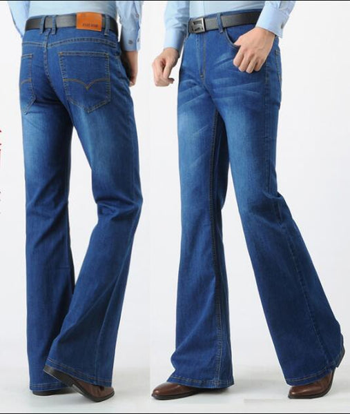 mens flared jeans