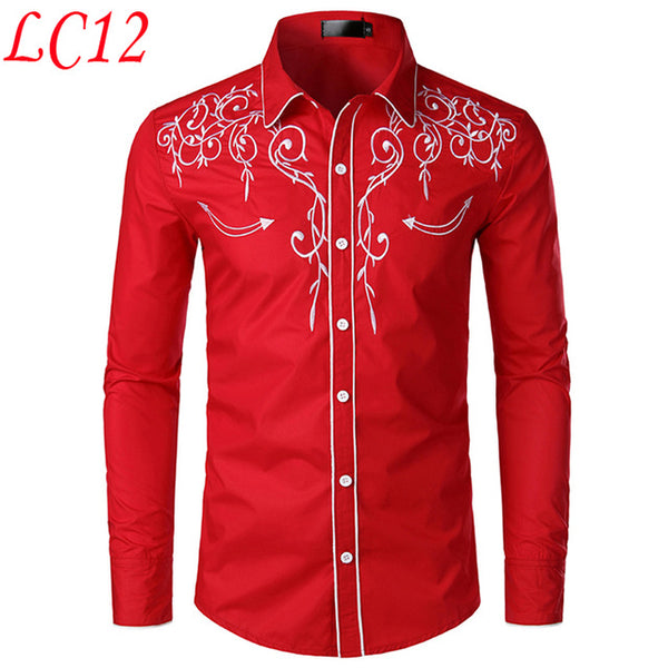 mens western wedding shirts