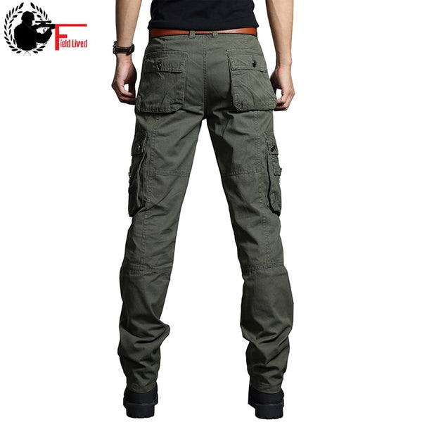 green baggy cargo pants