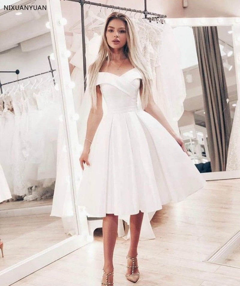 2019 short wedding dresses