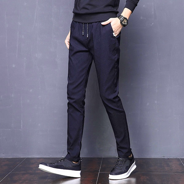 skinny stretch trousers