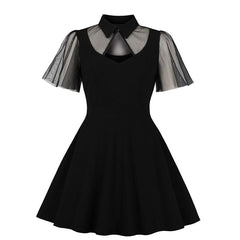 short black gothic dress