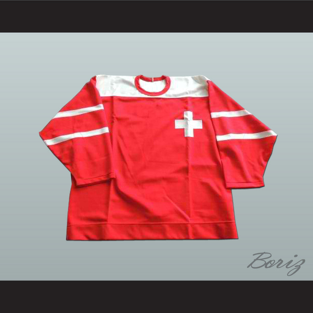 team switzerland hockey jersey