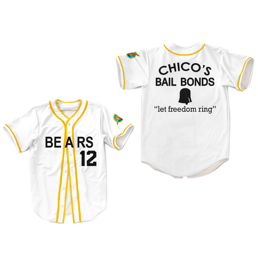 bad news bears chico's bail bonds jersey