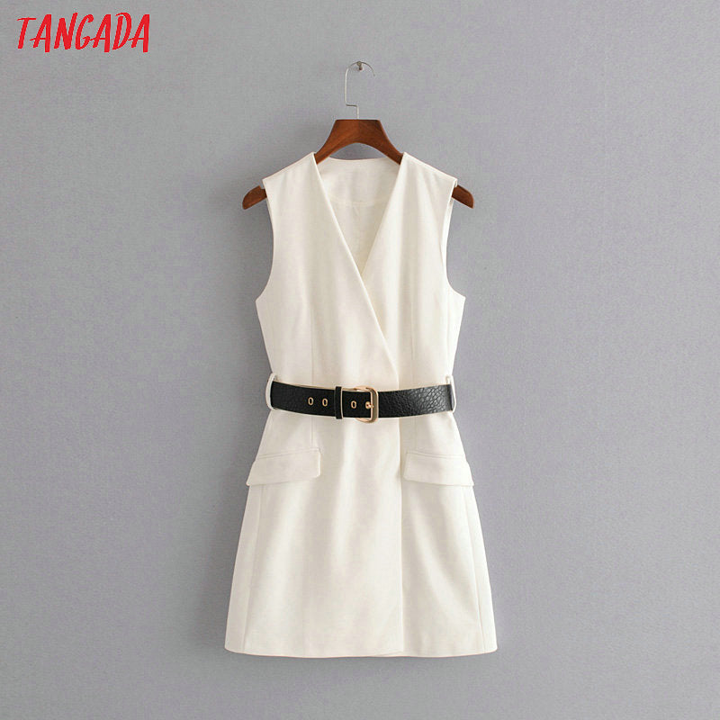 womens white mini dress