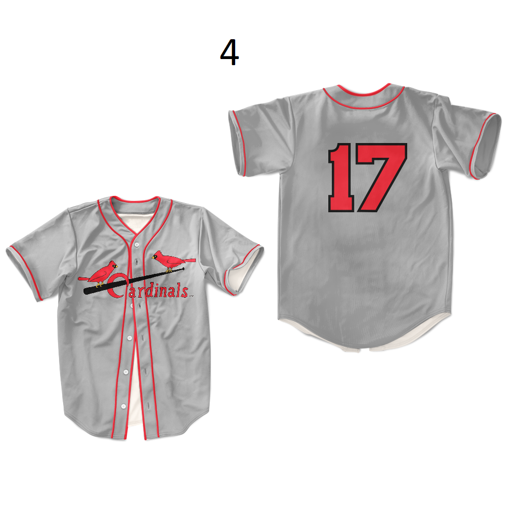 Dizzy Dean baseball jersey Stitch Sewn 