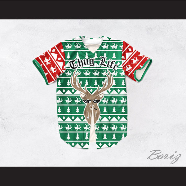 christmas baseball jersey