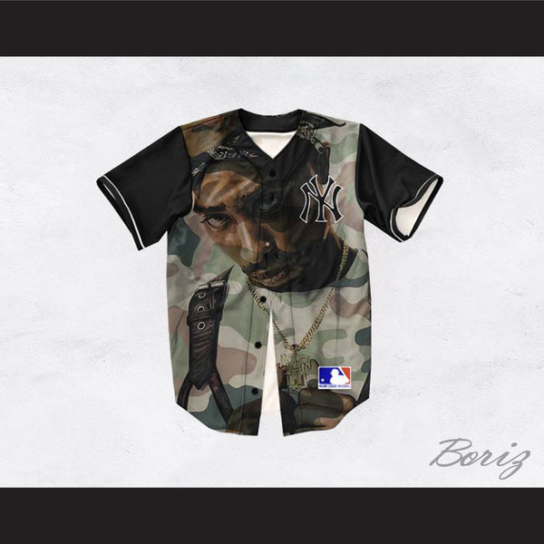 camouflage baseball jersey