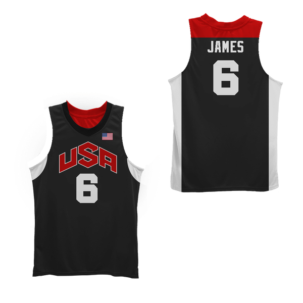 lebron james usa shirt