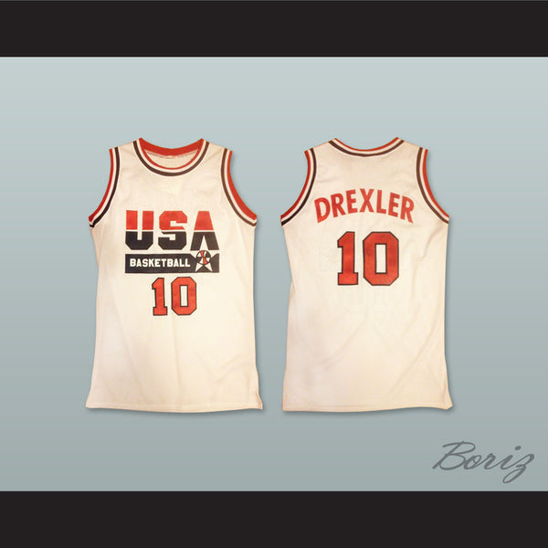 clyde drexler team usa jersey