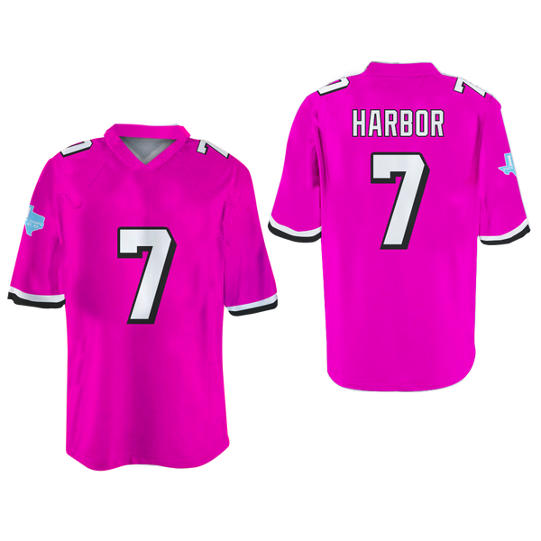 pink blues jersey