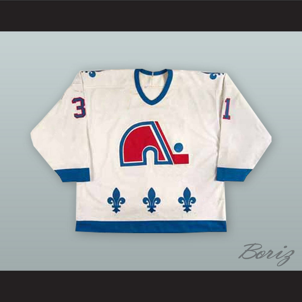 white hockey jersey with number