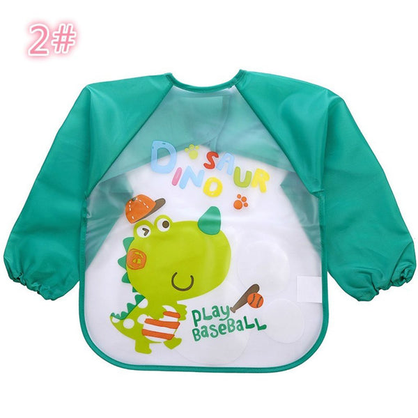 long sleeve feeding bib