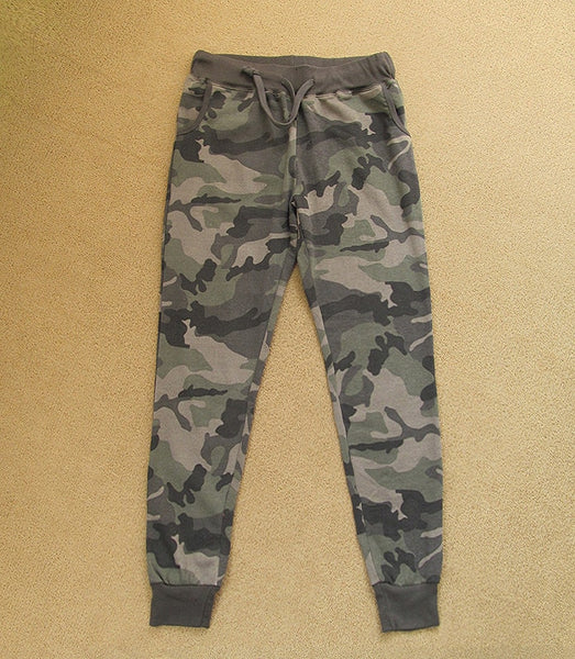 plus size camouflage joggers