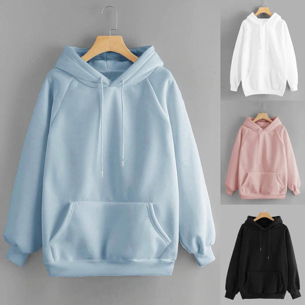 solid hooded sweatshirts