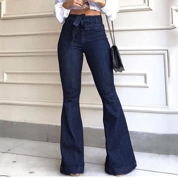 vintage high waisted bell bottom jeans