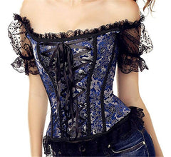 Womens Vintage Waist Slimming Corset Bustier Top Sexy Bride Lace Up Party Corselet Club Bodysuits Steampunk Plus Size Bustiers