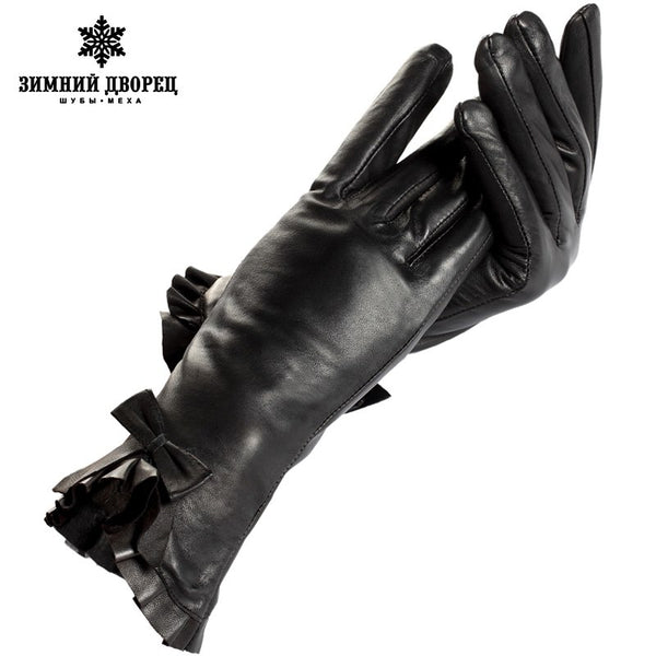 womens gloves black