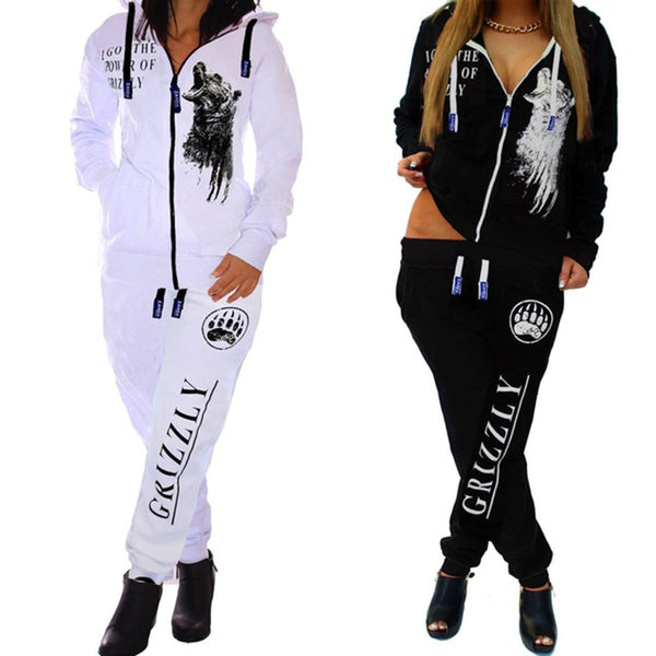 all white jogging suit womens