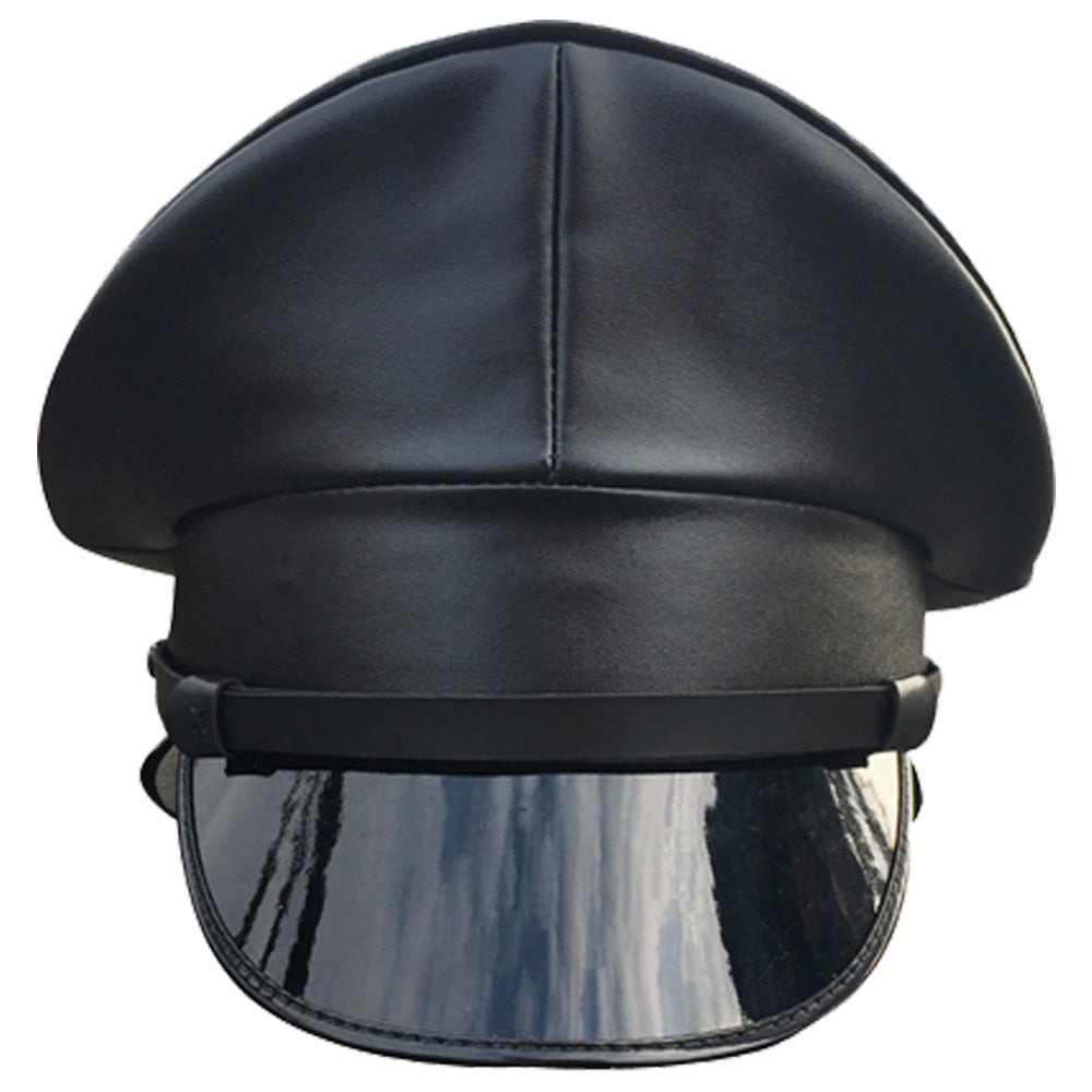 black military cap