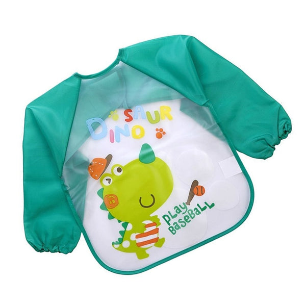 long sleeve feeding bib