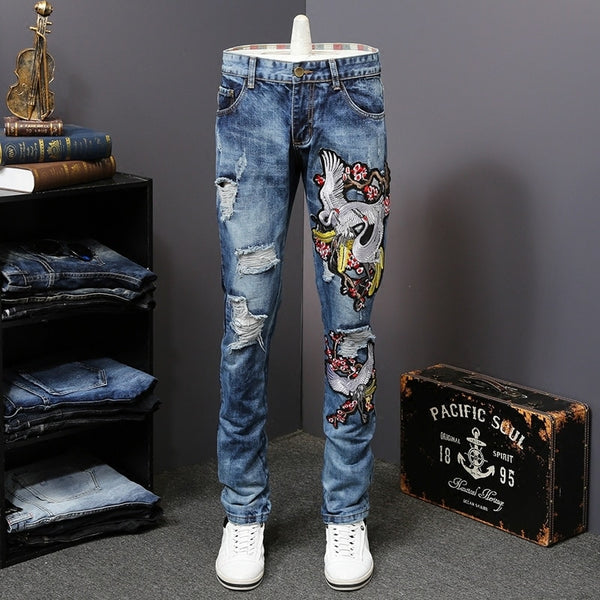 hole jeans mens